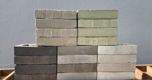 P-Line grijze en groene gesmoorde baksteen (tafelpers)